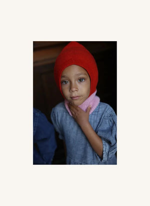 Hvid - Eddy Merino Wolle Balaklava | Rosa