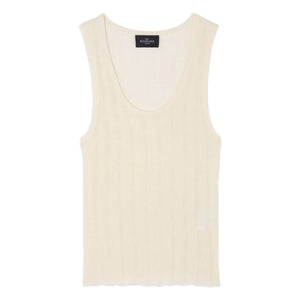 Bompard – Geripptes Unterhemd | Creme