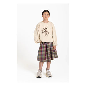 Hundred Pieces – Belmont Wild Horses Bio-Pamuk-Sweatshirt | Krem