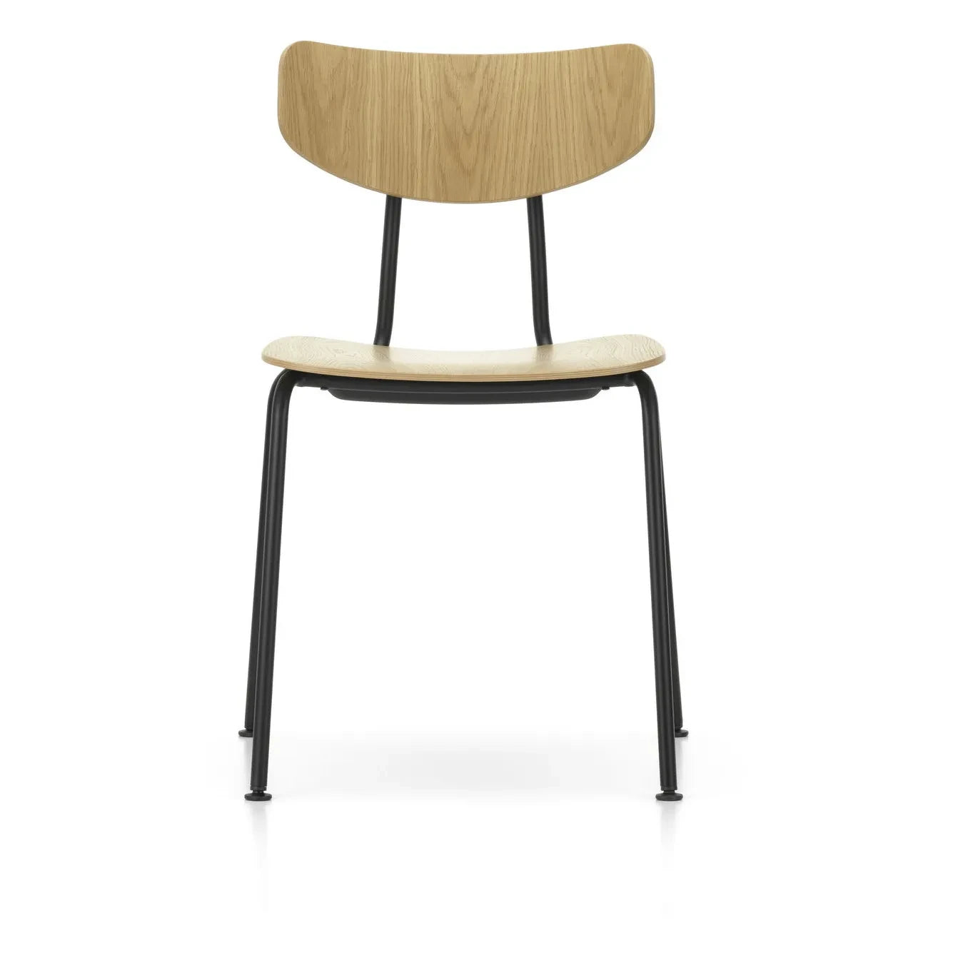 Vitra - Jasper Morrison Moca Stuhl - Schwarzer Sockel | Eiche