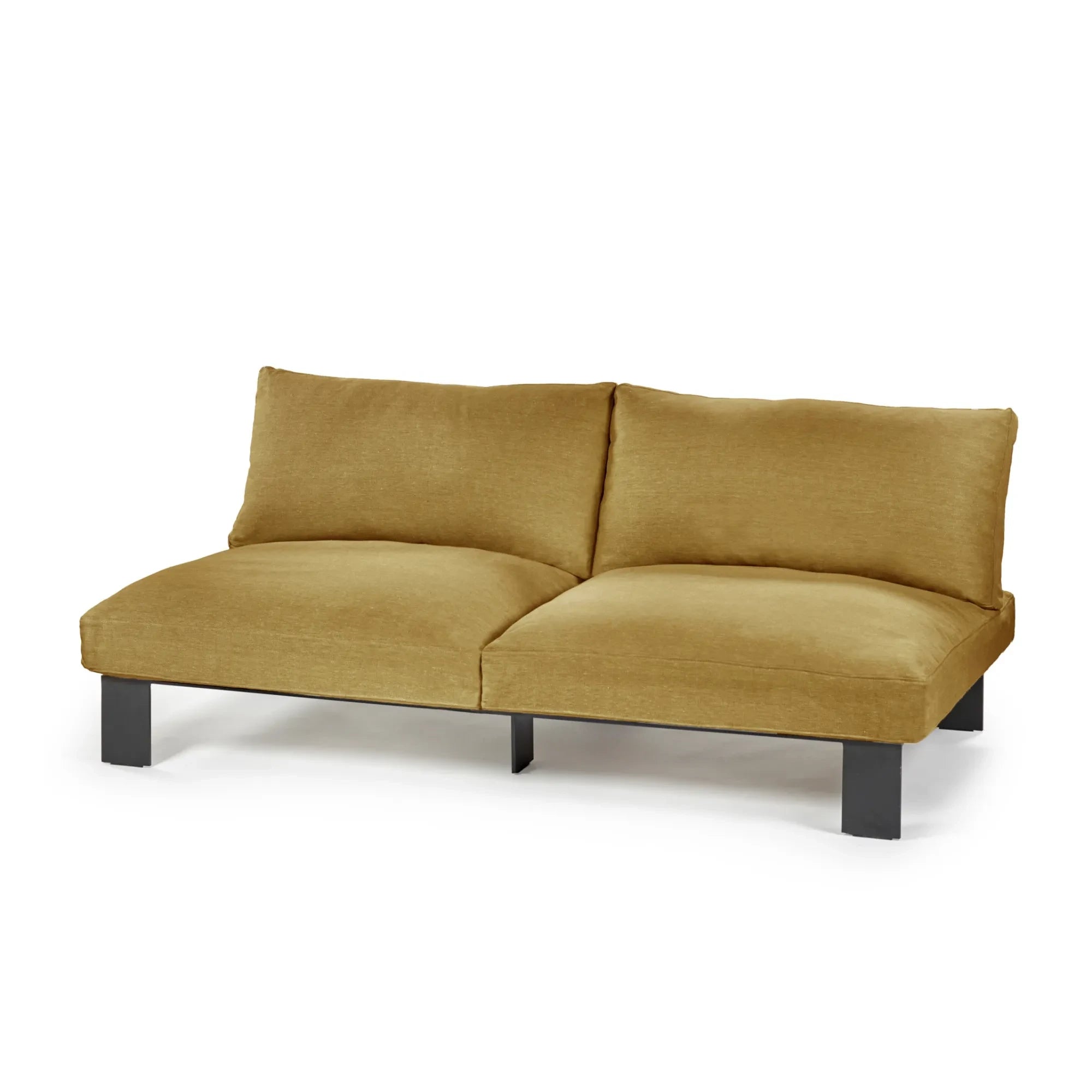 Serax - 2-Sitzer Leinensofa | Senf
