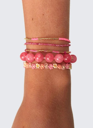 Anni Lu - Rosa Seelenarmband | Hibiskus