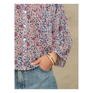 M.A.B.E. - Della Coton Bluse | Rosa