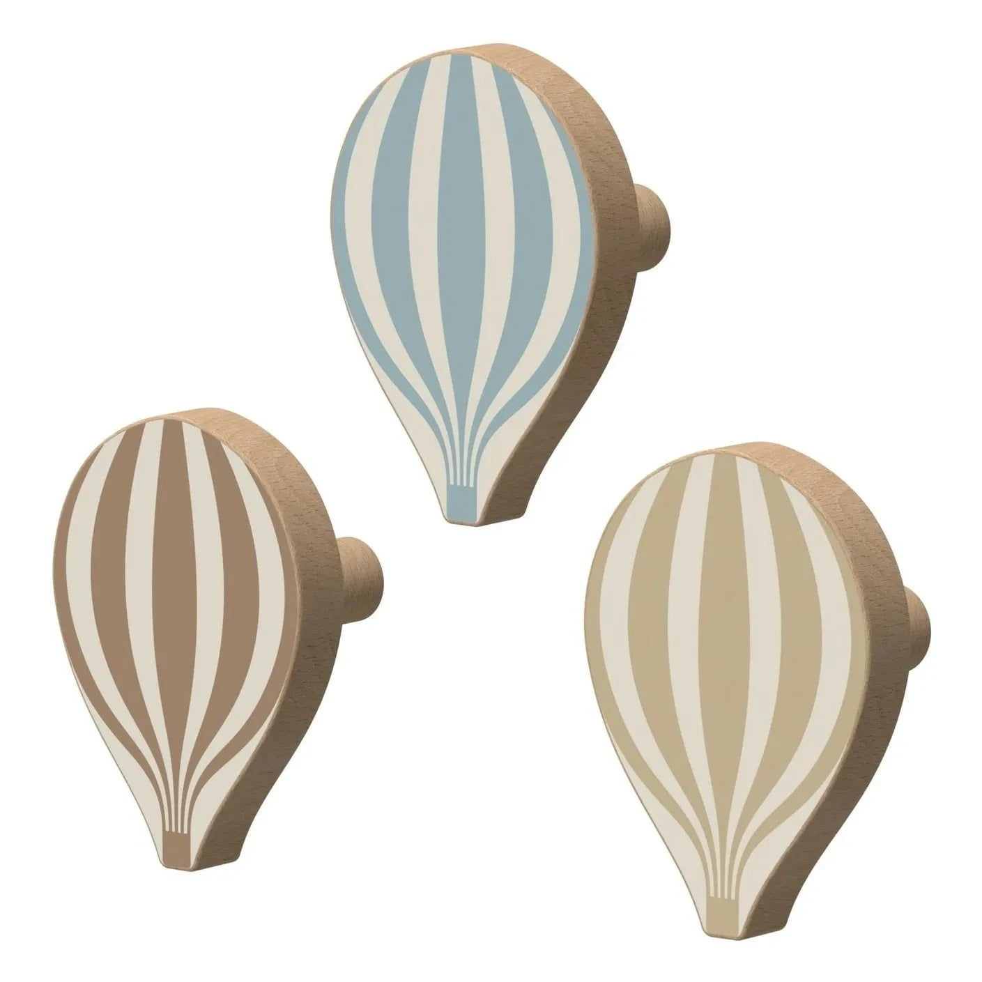 Cam Cam - Heißluftballon-Kleiderbügel - 3er Set | Beige