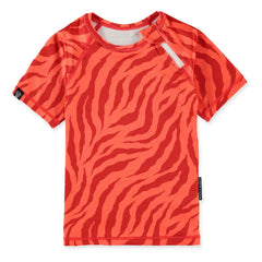 Beach & Bandits – UV-Schutz-T-Shirt „Liebesstreifen“ | Rot