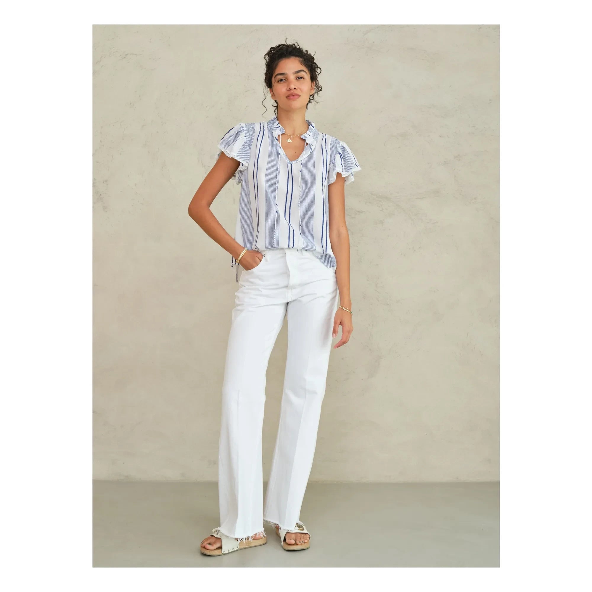 M.A.B.E. - Eleni Bluse | Blau