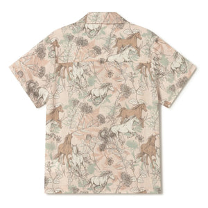Coco au Lait - Hemd Horses | Puderrosa