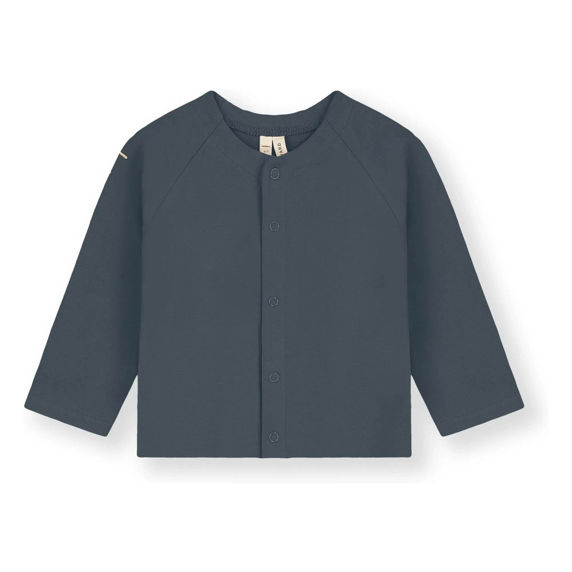 Gray Label - Bio-Baumwolle Mini-Cardigan | Grau Blau
