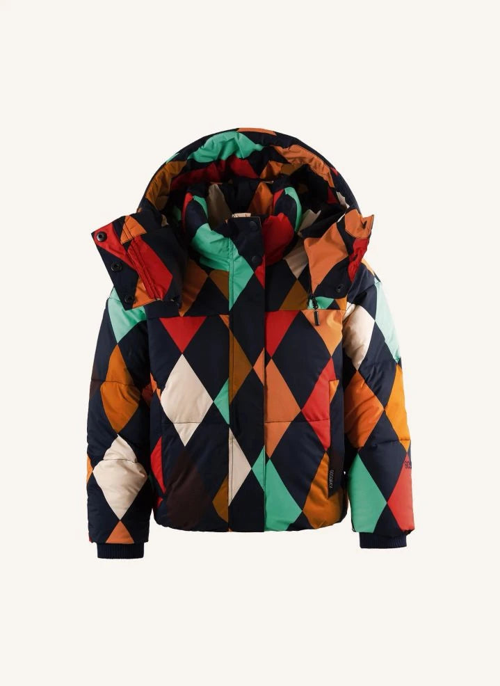 Gosoaky - Crabbie Pattie wasserdichte Daunenjacke | Orange