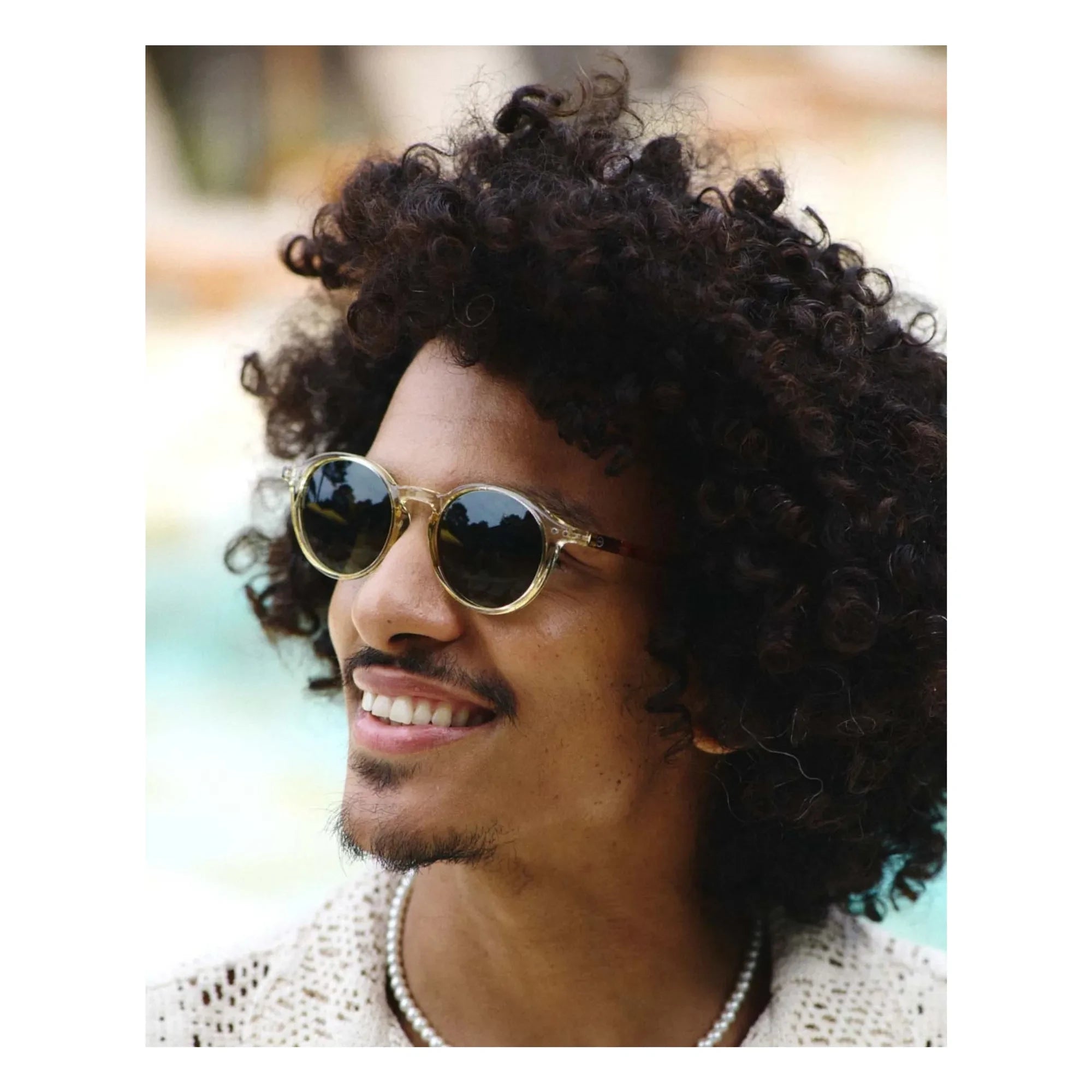IZIPIZI - Polarisierte Sonnenbrille #D | Ecru