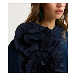 Essentiel Antwerp - Jidole Baumwoll-T-Shirt | Blau