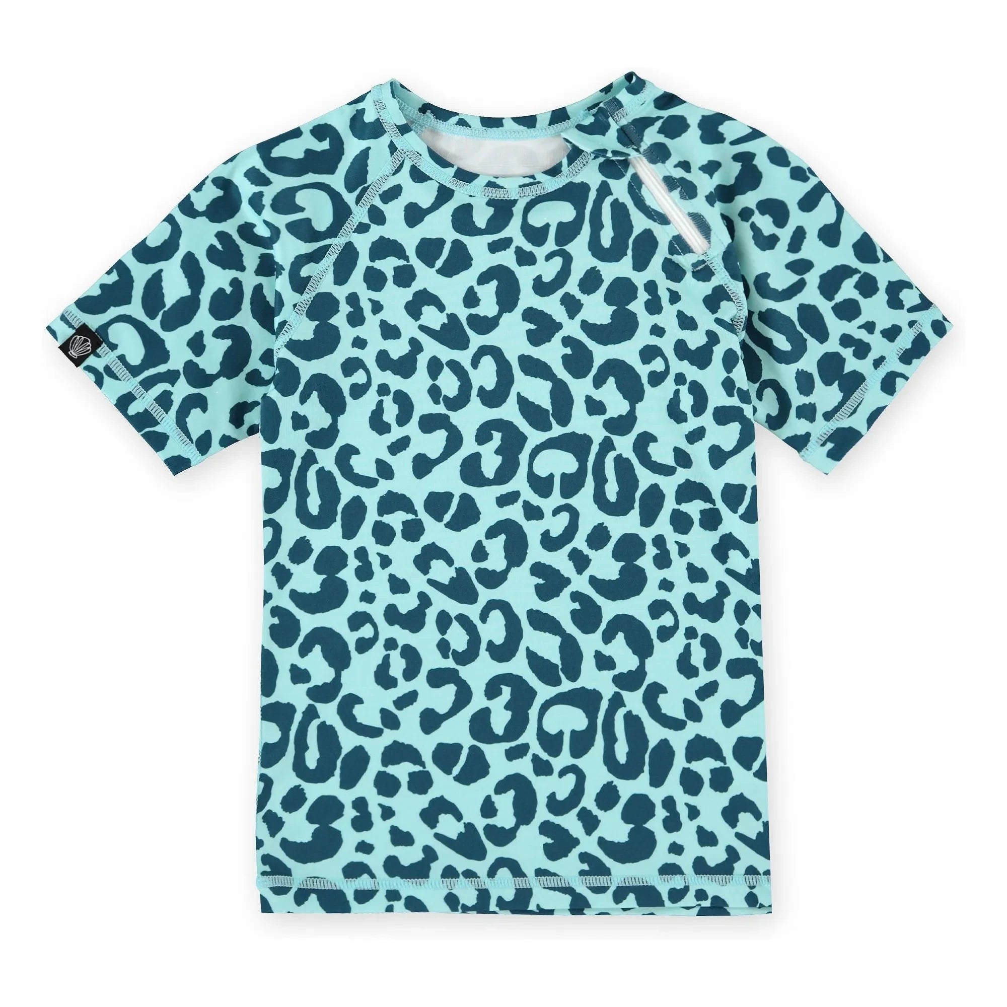Beach & Bandits - Ocean Leopard UV-Schutz T-Shirt aus recycelten Fasern | Blau