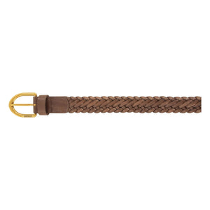 Sessùn - Bonito geflochtener Ledergürtel | Braun
