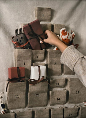 Ferm Living - Adventskalender aus Bio-Baumwolle