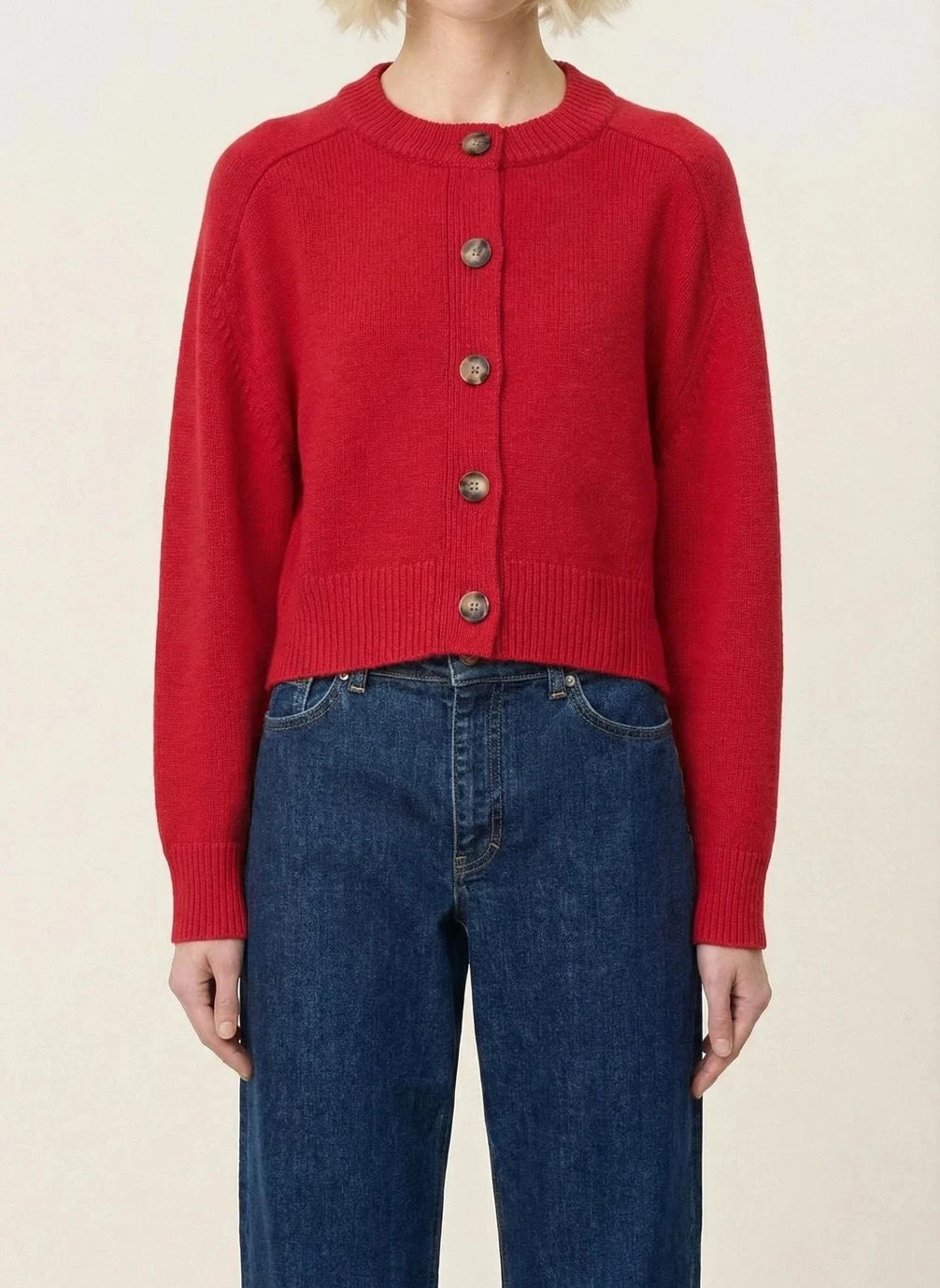 Vanessa Bruno - Giverny Wollstrickjacke | Rot