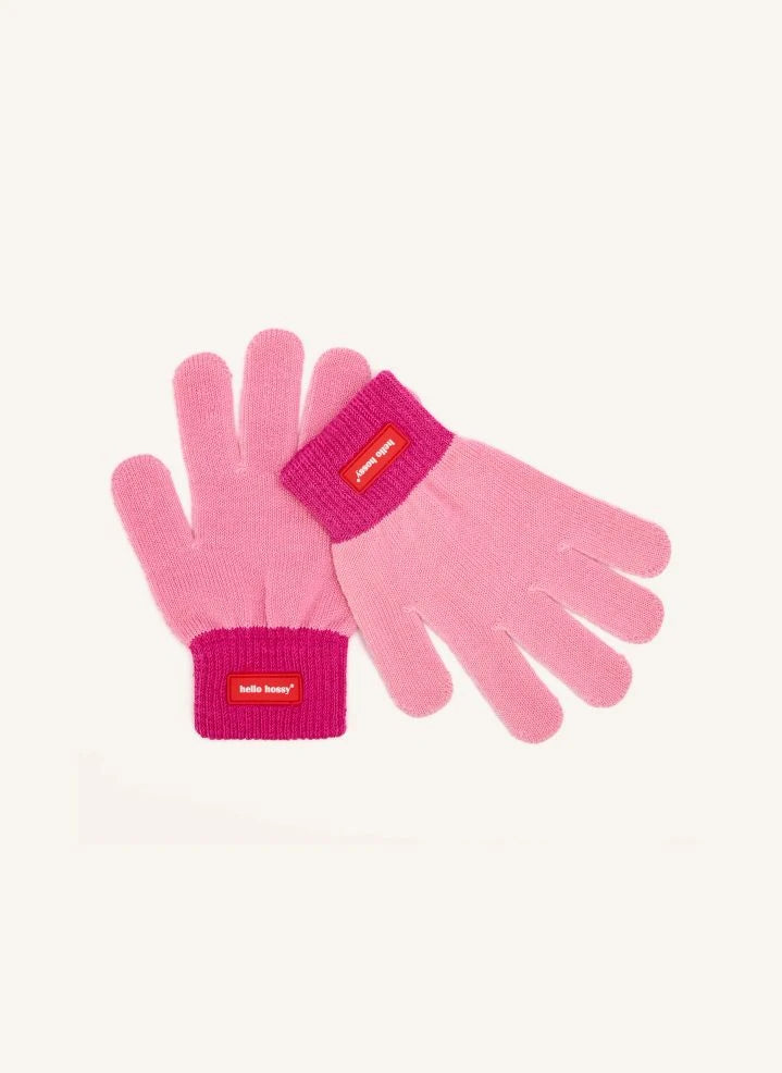 Hello Hossy - Nützliche Organische Baumwollhandschuhe | Rosa
