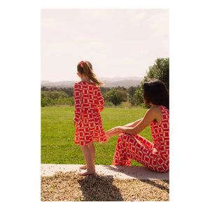 Paloma Collection - Rosa Futterkleid - Kinderkollektion | Rosa