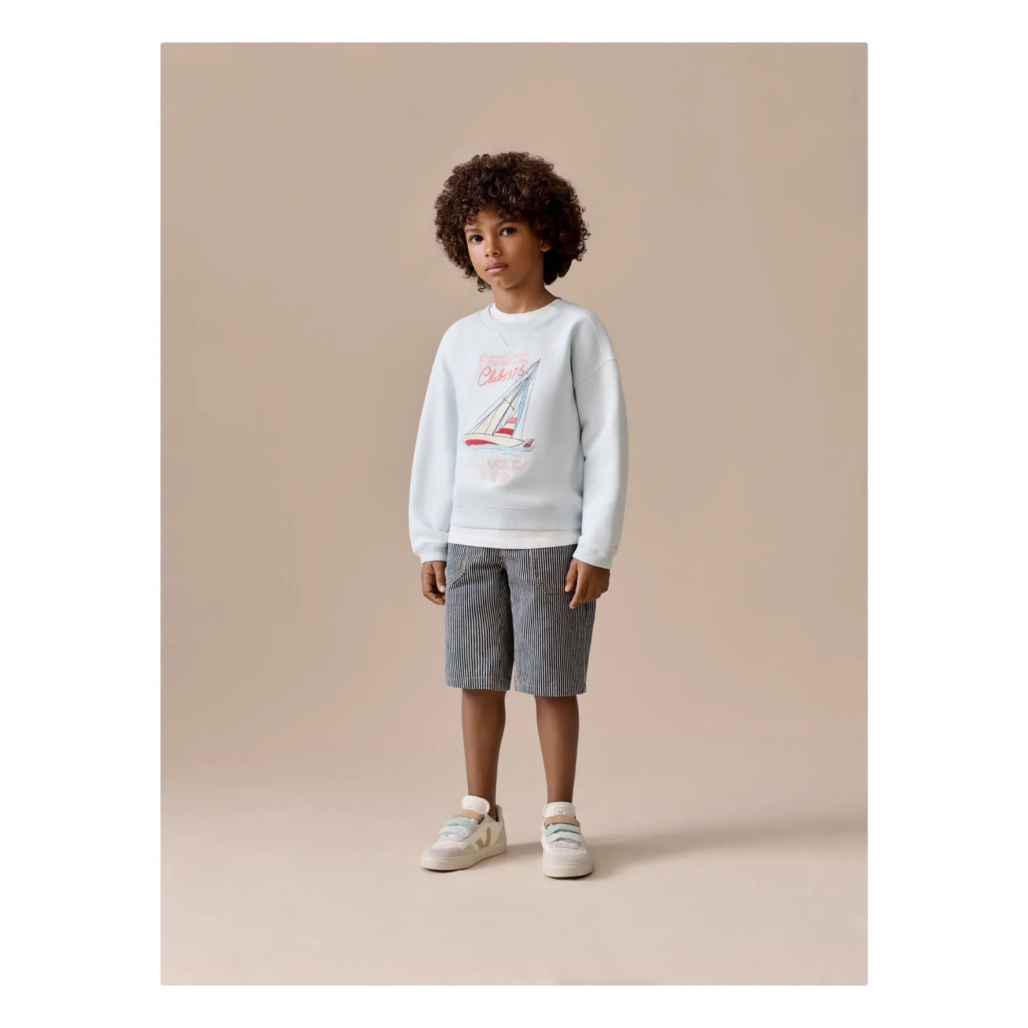 Bonpoint - Lika Sweatshirt | Azurblau