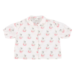 Morley - Xanon Cats Bluse | Weiß