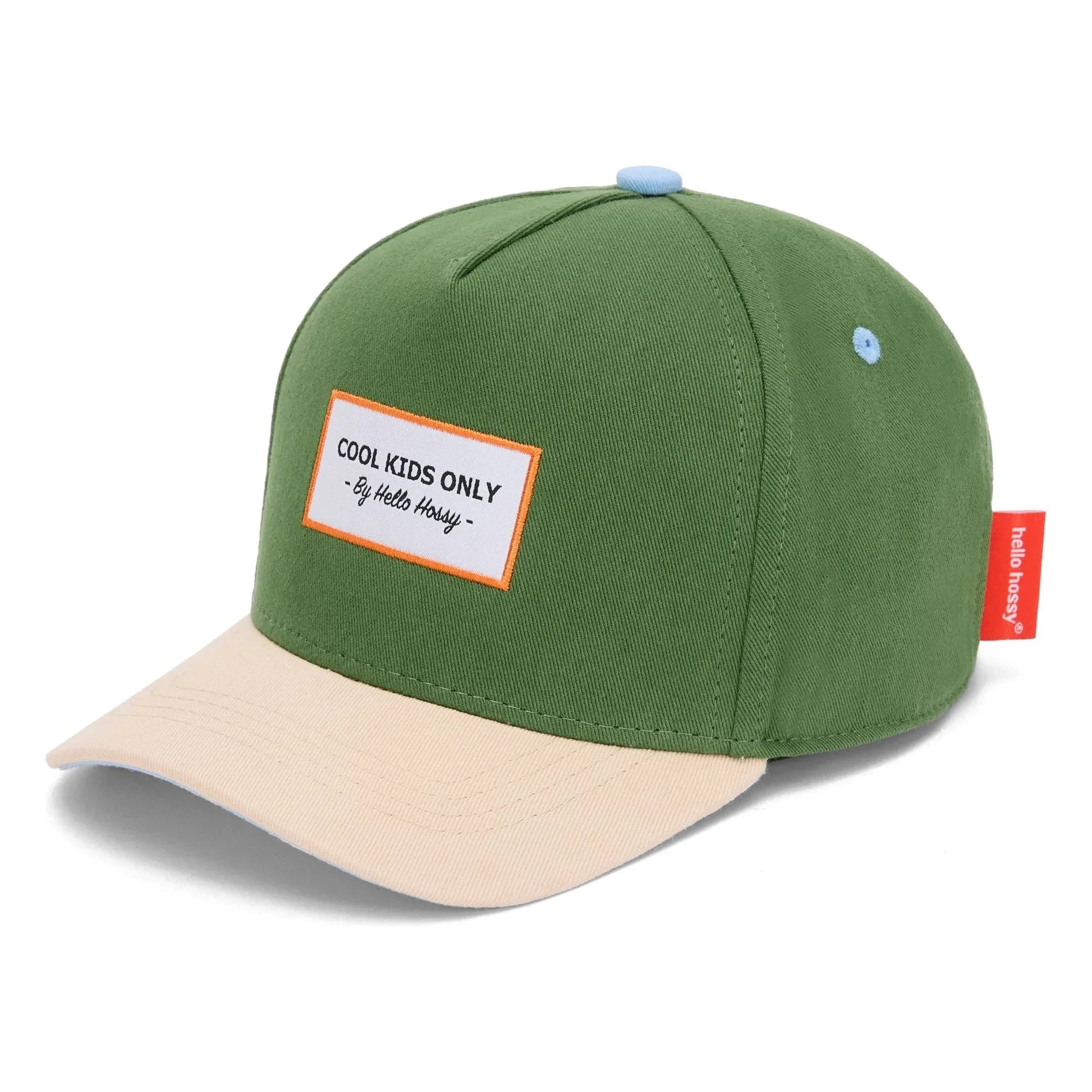 Hello Hossy - Organische Baumwolle Mini Curved Visor Cap | Grün