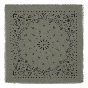 Kujten - Hachiko Kaschmir-Bandana | Melange-Khaki