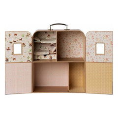 Maileg - Haus Suitcase, Kleine Schwester & Kleiner Bruder Maus