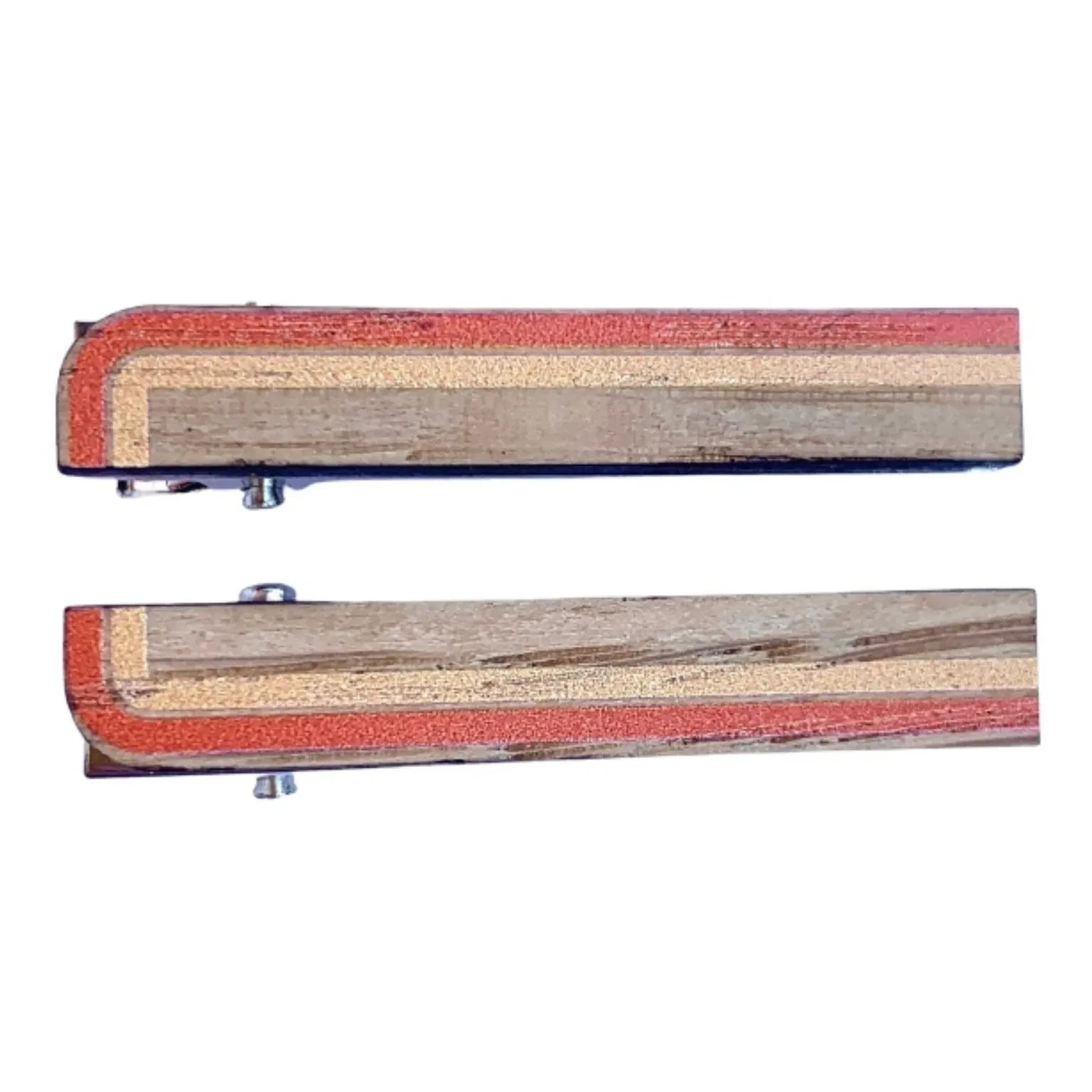 Beauw - Haarklammern aus Holz - 2er Set | Orange