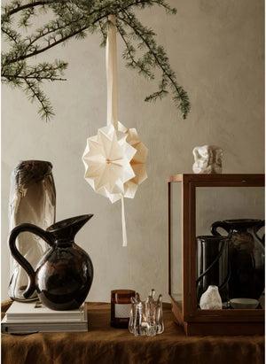 Ferm Living - FSC Papier Weihnachtsstern Sonne | Gebrochenes Weiß