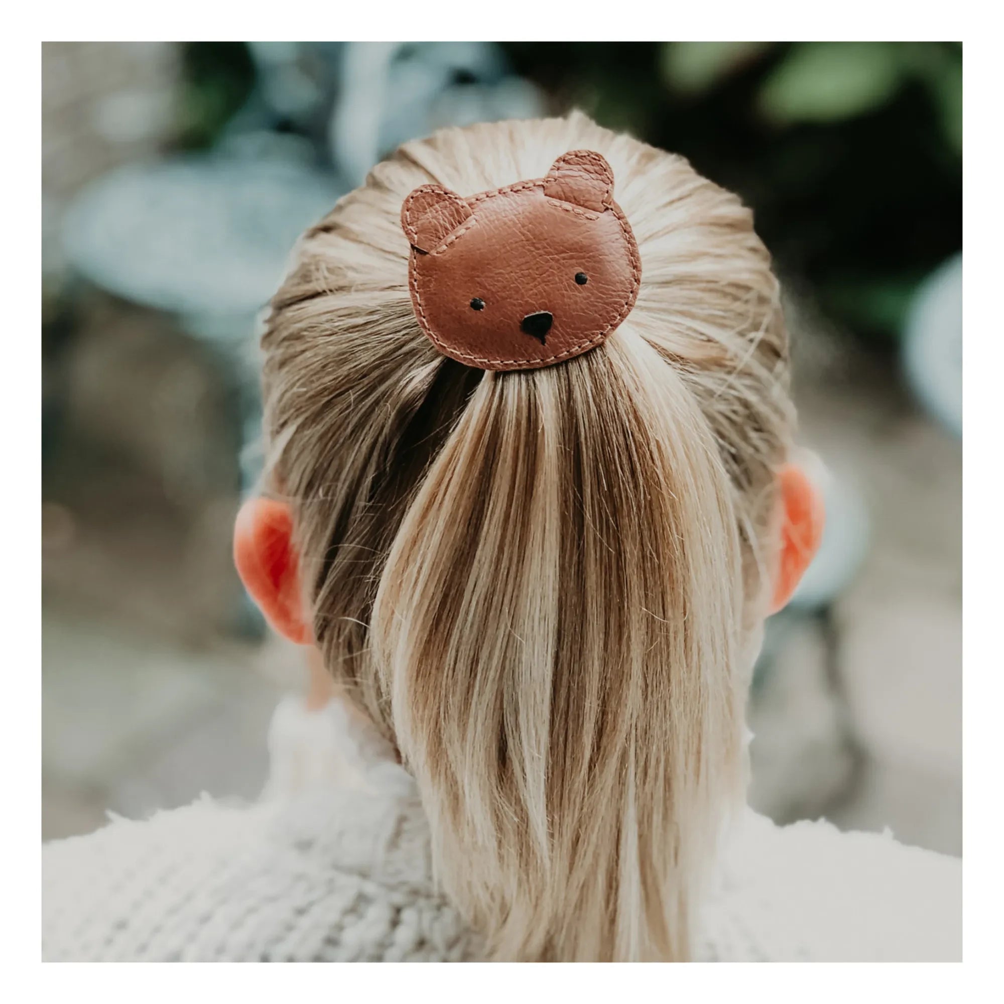 Donsje - Josy Bear Haarspange | Cognac