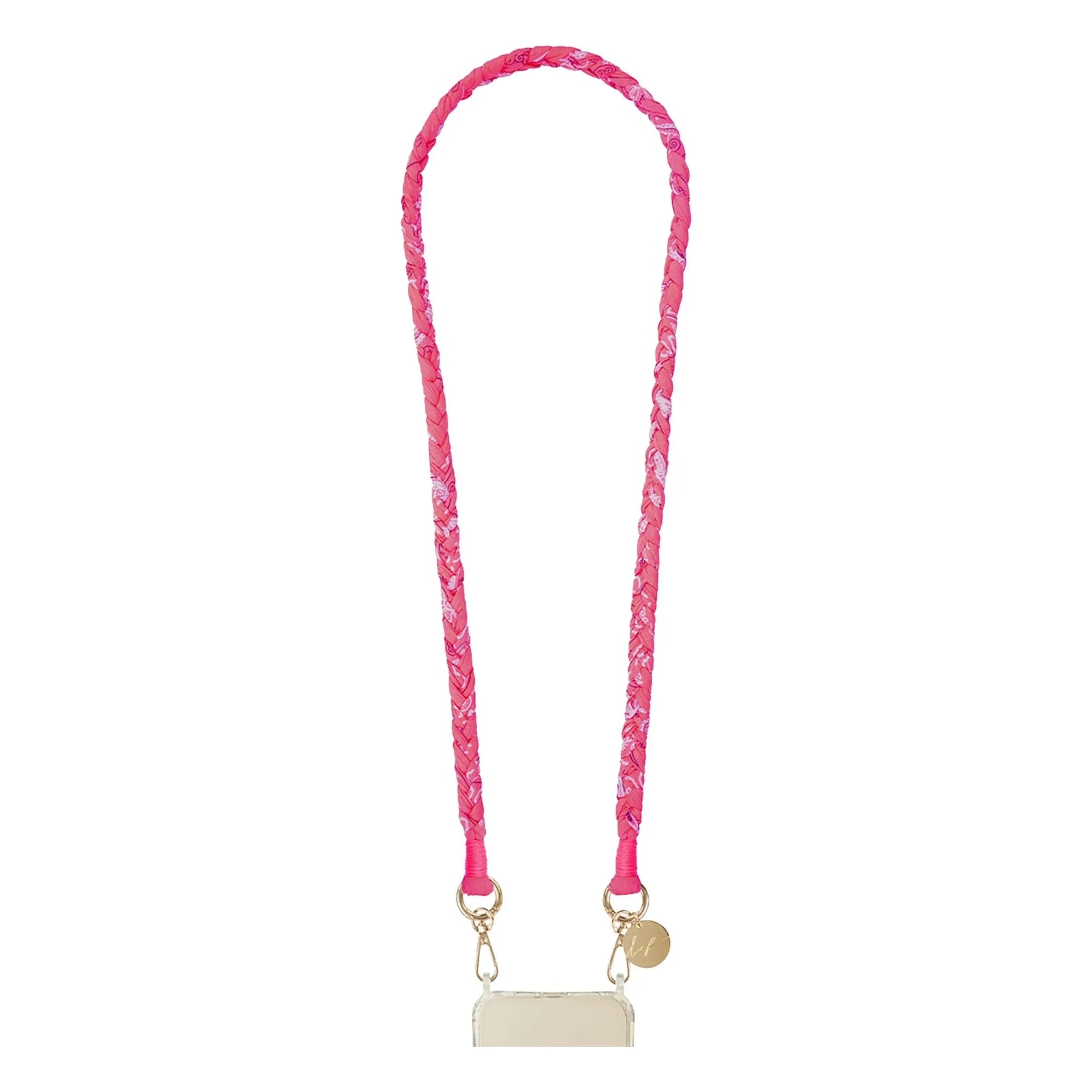 LaCoqueFrançaise - Geflochtenes Kordelband Della 100 cm | Rosa