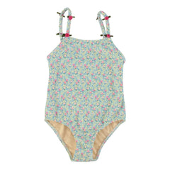 Bebe Organic - Polly Fleuri Badeanzug | Blau