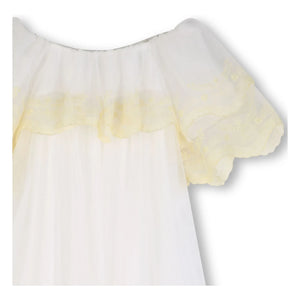 Chloé – Besticktes Kleid | Weiß