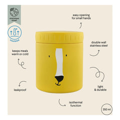 Trixie - Isolierte Brotdose 350 ml Mr Lion | Gelb