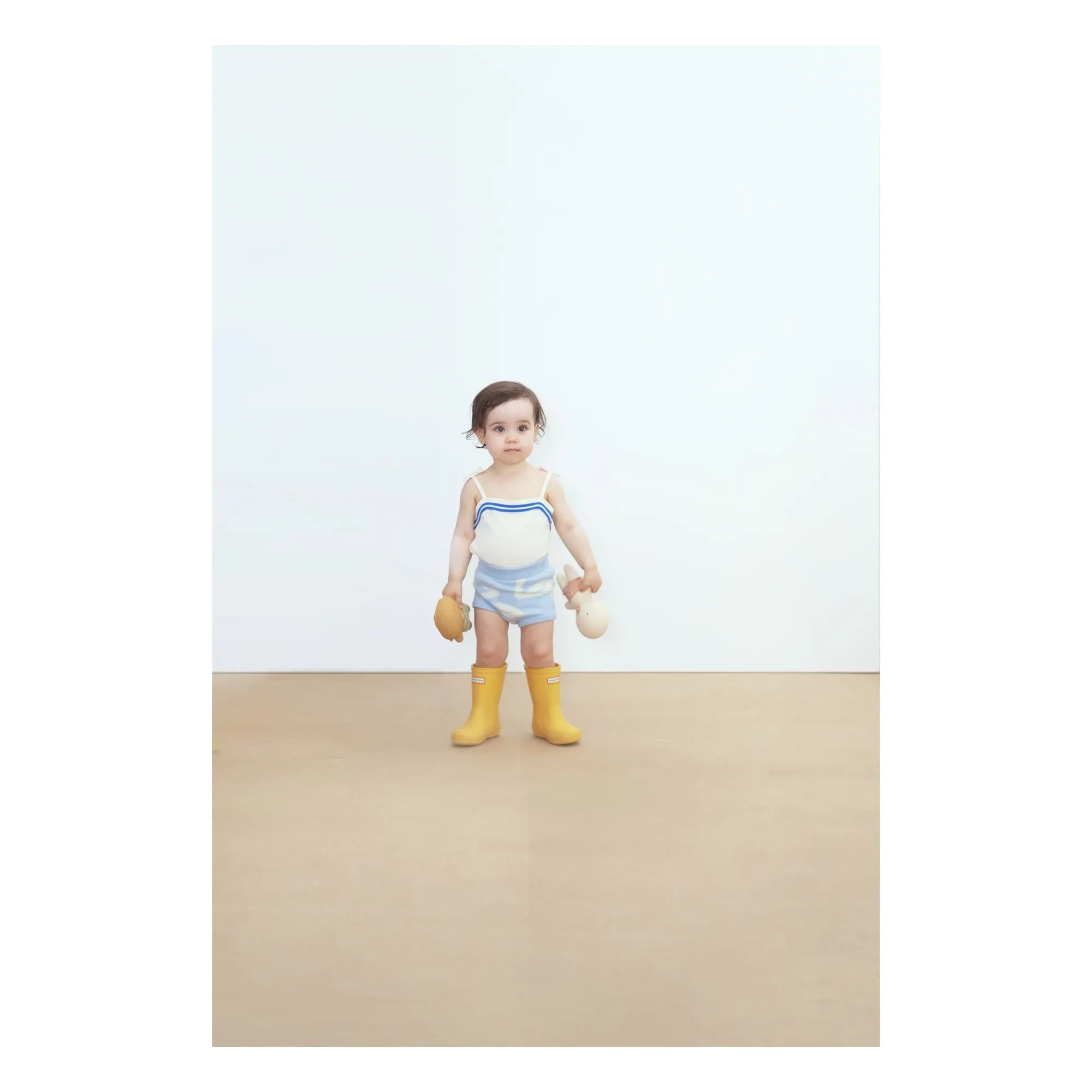 Tinycottons - Gerafftes Body-Top | Weiß