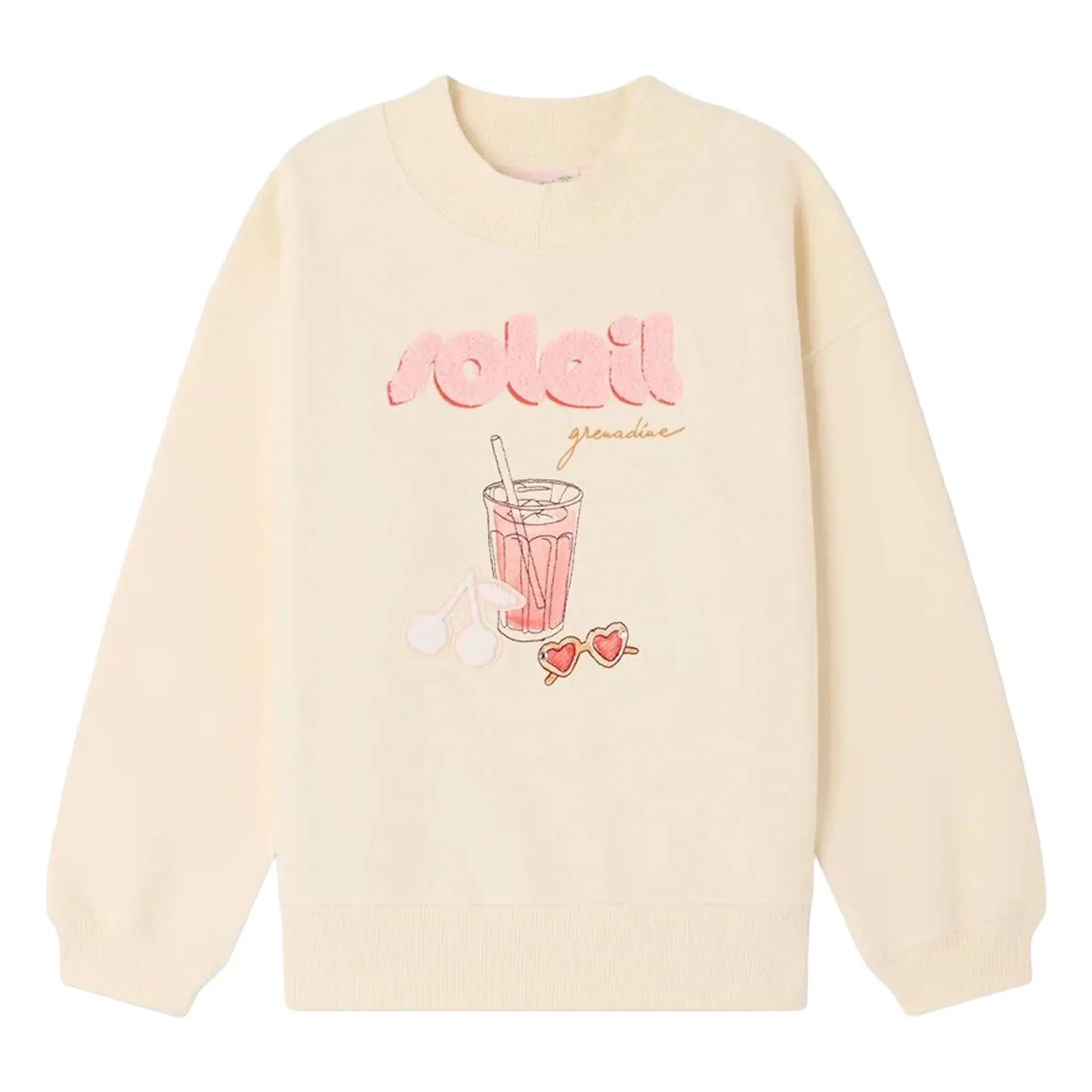 Bonpoint - Lika Soleil Sweatshirt aus Bio-Baumwolle | Ecru