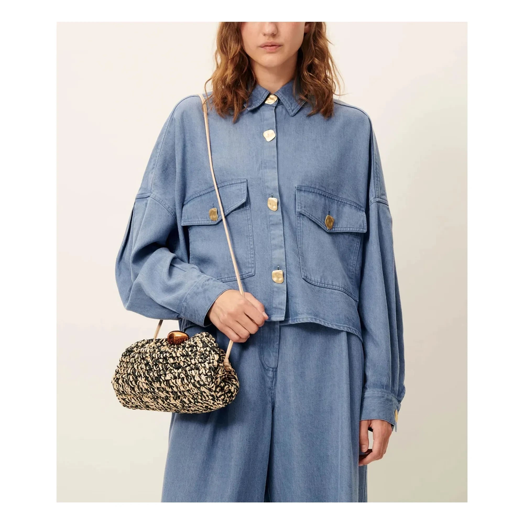Sessùn - Luna Clutch Tasche | Grau