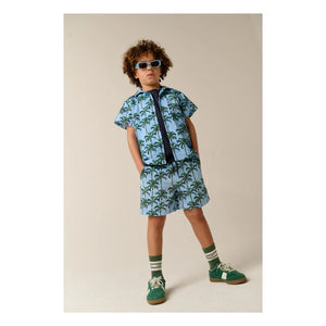 Tumble N'Dry – Melanesia Palm Shorts | Hellblau