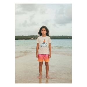Pepita & Me - Lagen-Badeshorts | Rosa