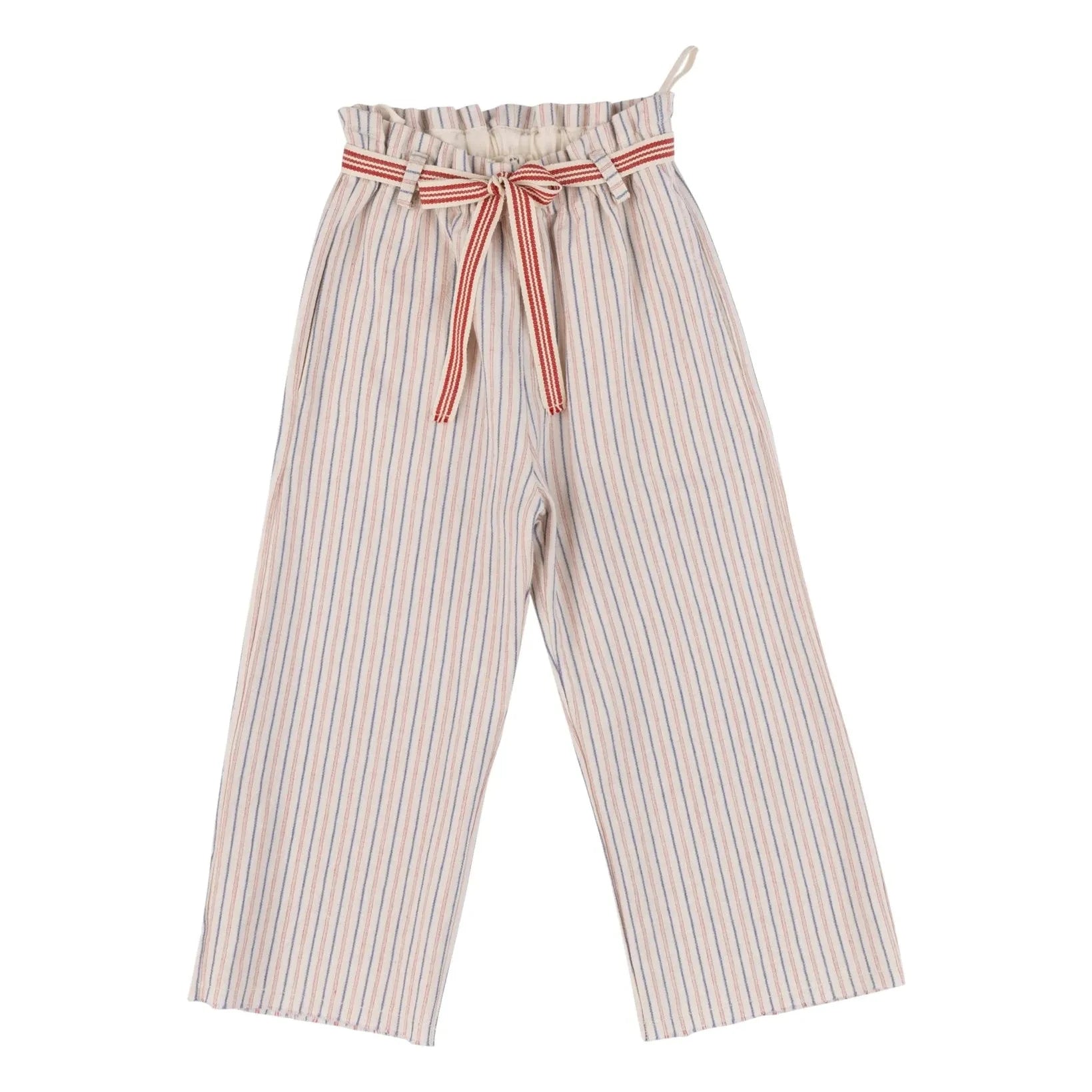 Babe & Tess – Gestreifte Raffhose | Creme