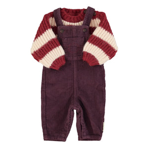 Piupiuchick - Gestreifter Wollpullover | Bordeaux