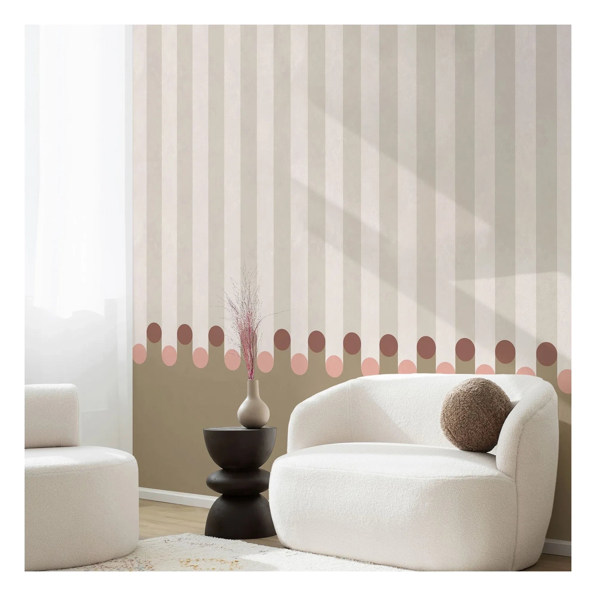 Edito - Dott Tapete - 4 Rollen | Beige
