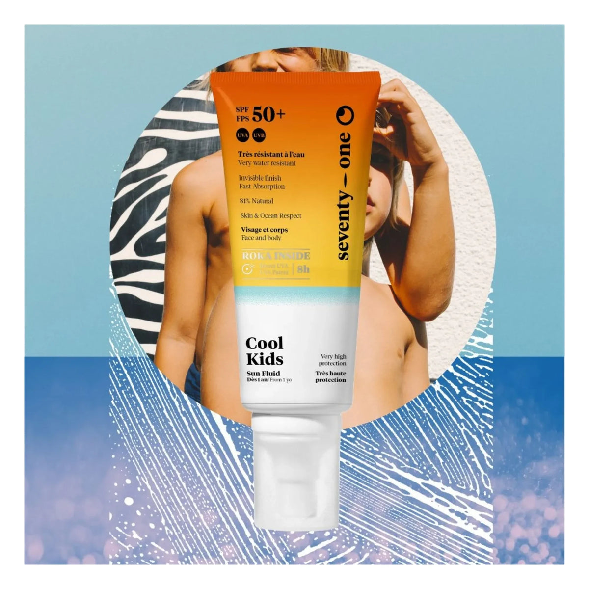 SeventyOne Percent - Cool Kids Sonnencreme mit hohem Schutz LSF50+ - 100 ml