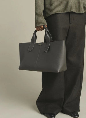 Soeur - Suave Leder Tasche | Stahl