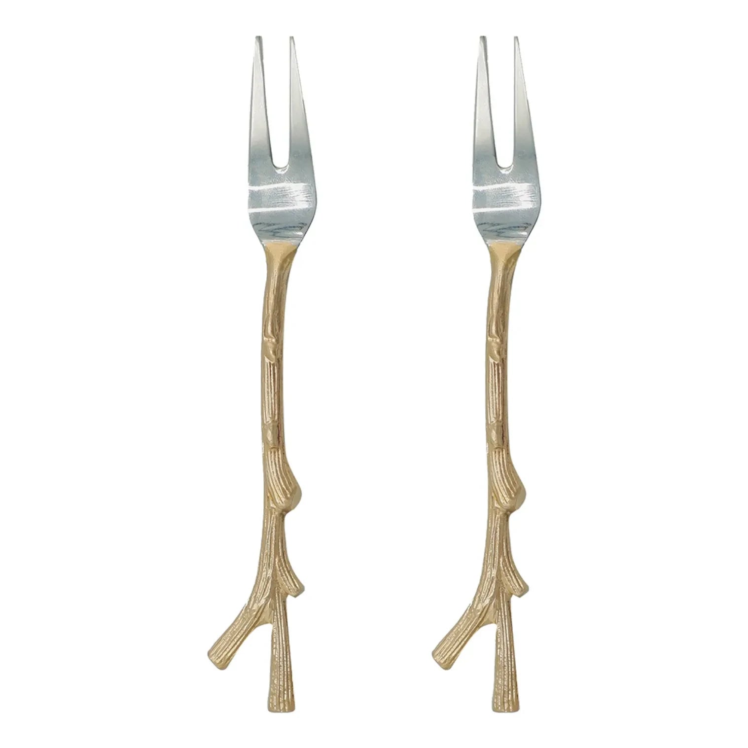 Doing Goods - Austerngabel - 2er Set | Goldbraun