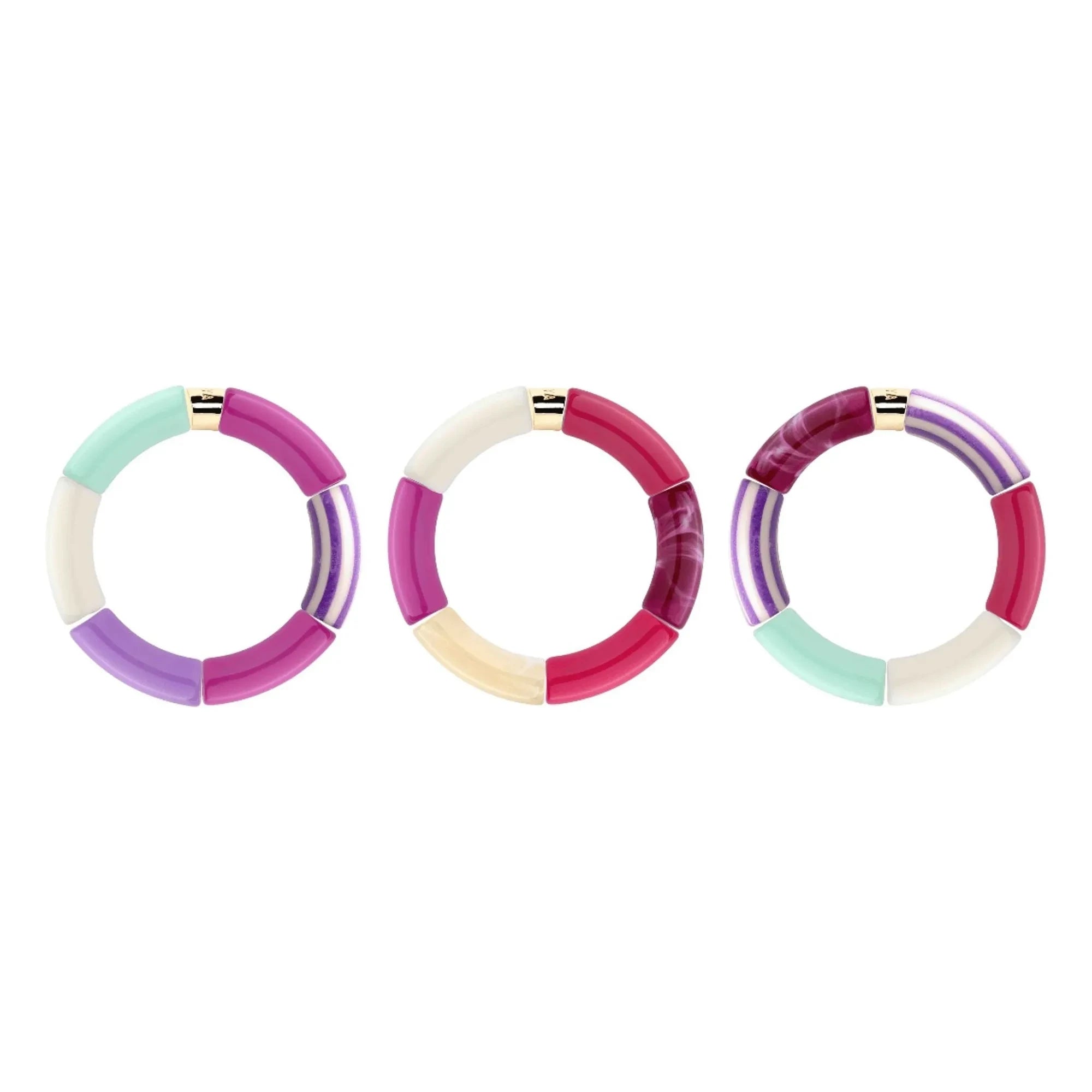 Parabaya - Piruleta 3 Armbänder | Lila