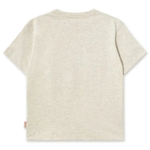 Tinycottons – Bio-Baumwoll-T-Shirt mit Hundemotiv | Heather Beige