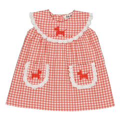 Hello Simone - Scarlett Vichy Kleid | Rot