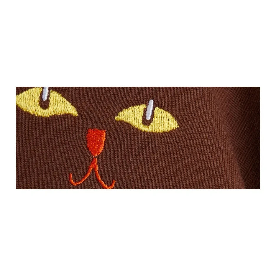 Mini Rodini - Sweatshirt aus Bio-Baumwolle | Braun