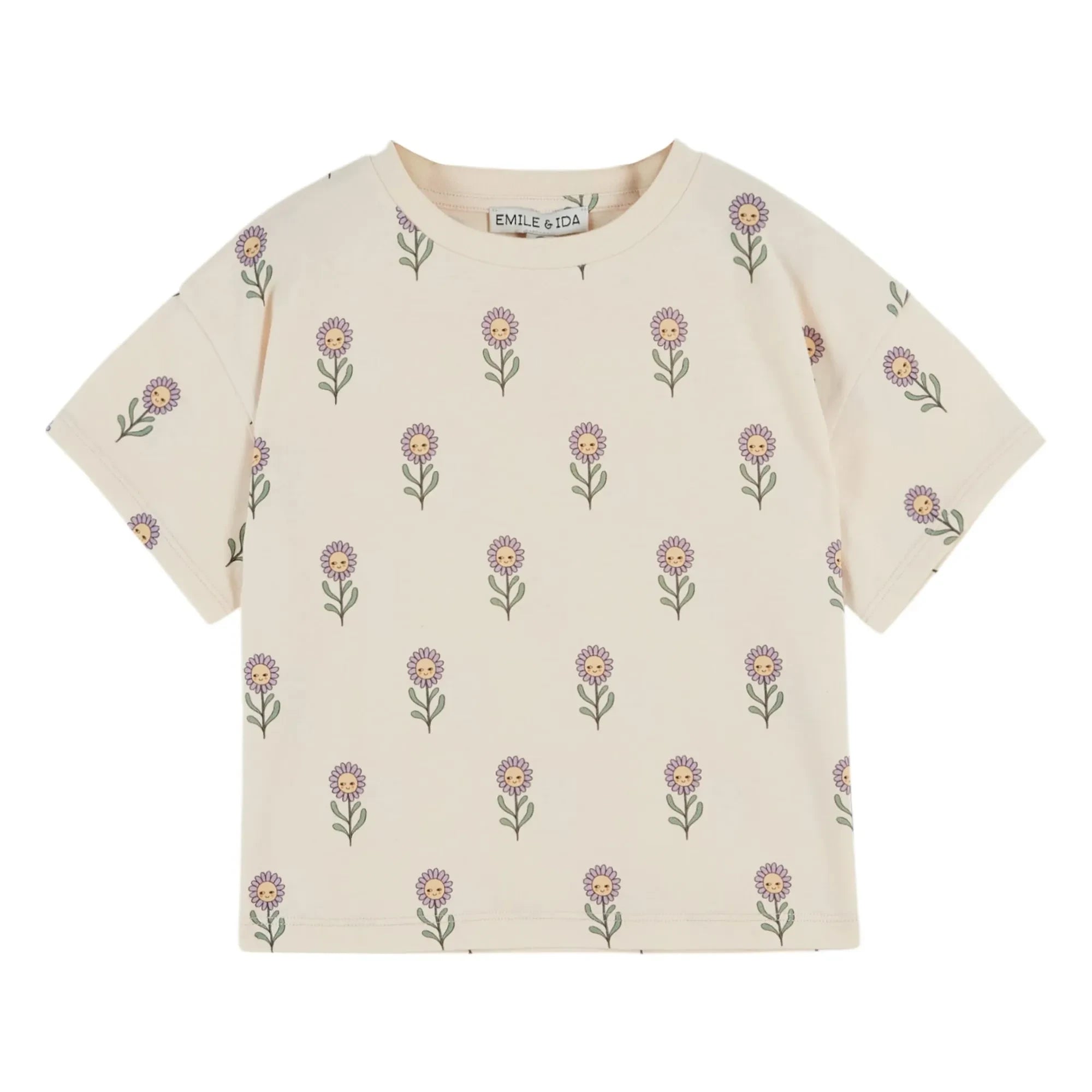 Emile et Ida - Bio-Baumwoll-T-Shirt | Creme