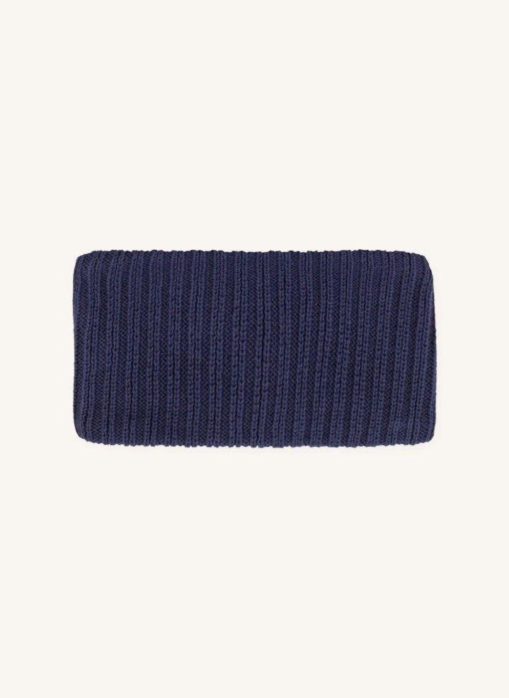 Petit Bateau - Mit Bio-Baumwollfutter gefüttertes Baby-Halstuch | Marineblau